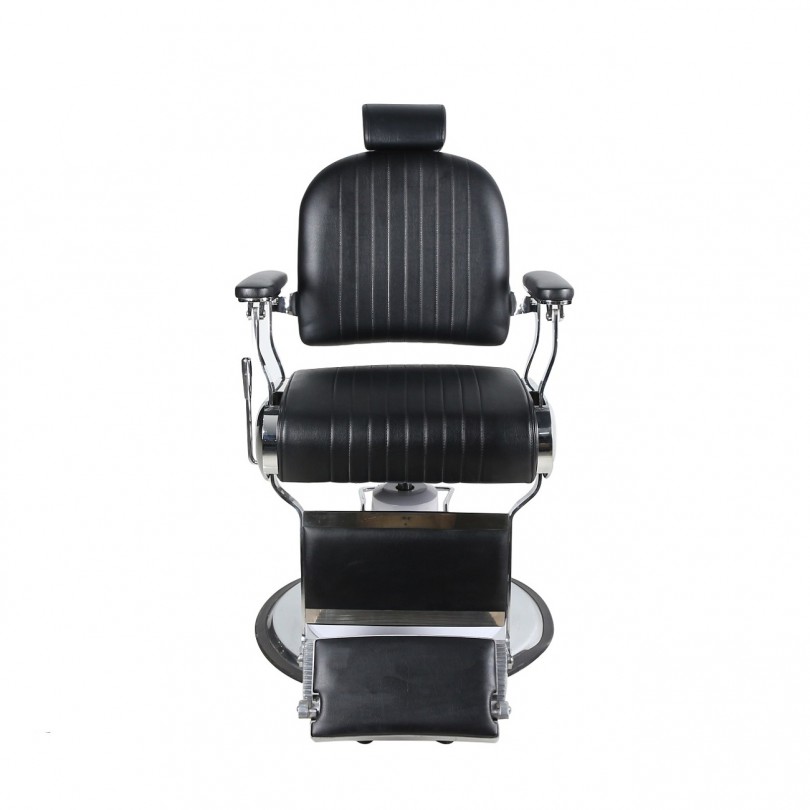 Барбер кресло модель Retro 005 (Line) Black, чёрное